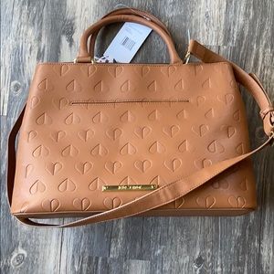 Betsey Johnson Large Satchel w/ Scarf